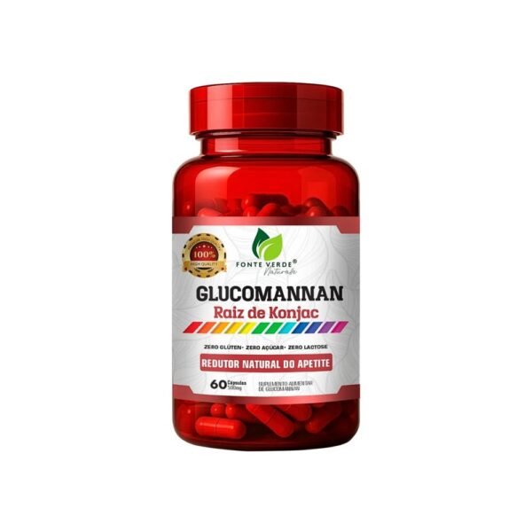 Glucomannan 500mg 60caps Fonte Verde
