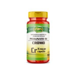 Picolinato de Cromo 60caps 35mcg 500mg Unilife