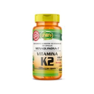 Vitamina K2 Menaquinona  500mg 60caps Unilife