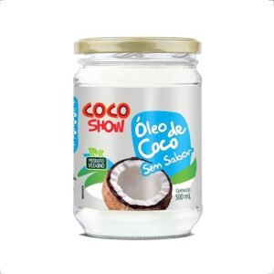 Óleo de Coco sem Sabor e sem Cheiro 500ml Copra Vegano Coco Show