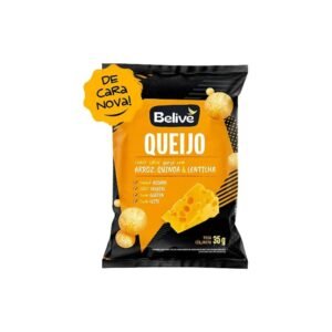 Snack sabor Queijo com Quinoa, Arroz e Lentilha 35g Belive