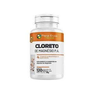 Cloreto de Magnésio P.A 500mg 120 caps Floral Ervas