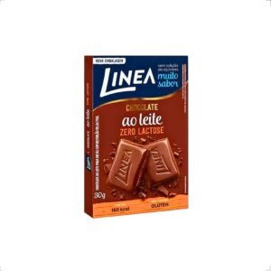 Chocolate ao leite zero lactose e sem açúcares 30g Linea