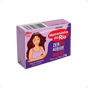 Paçoca Açai zero açúcar 23g Moreninha do Rio