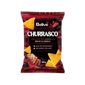 Tortilha chips sabor churrasco 50g Belive