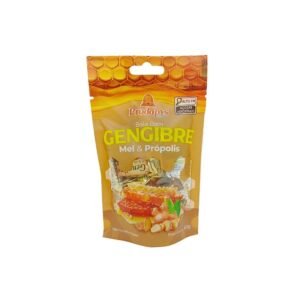 Bala de gengibre, mel e própolis 60g