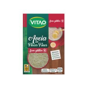 Aveia flocos finos sem glúten Vitao 170g