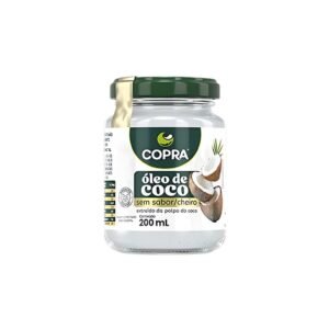 Óleo de coco sem sabor e sem cheiro 200ml Copra
