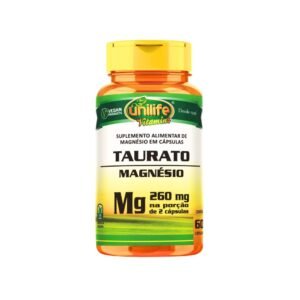 Magnésio Taurato 60 caps Unilife