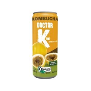 Kombucha Maracujá zero açúcar 350ml Doctor