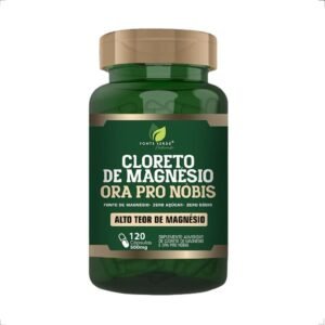 Cloreto de Magnésio com Ora Pro Nóbis 60caps 500mg Fonte Verde